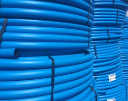 MDPE Pipe Blue | Black